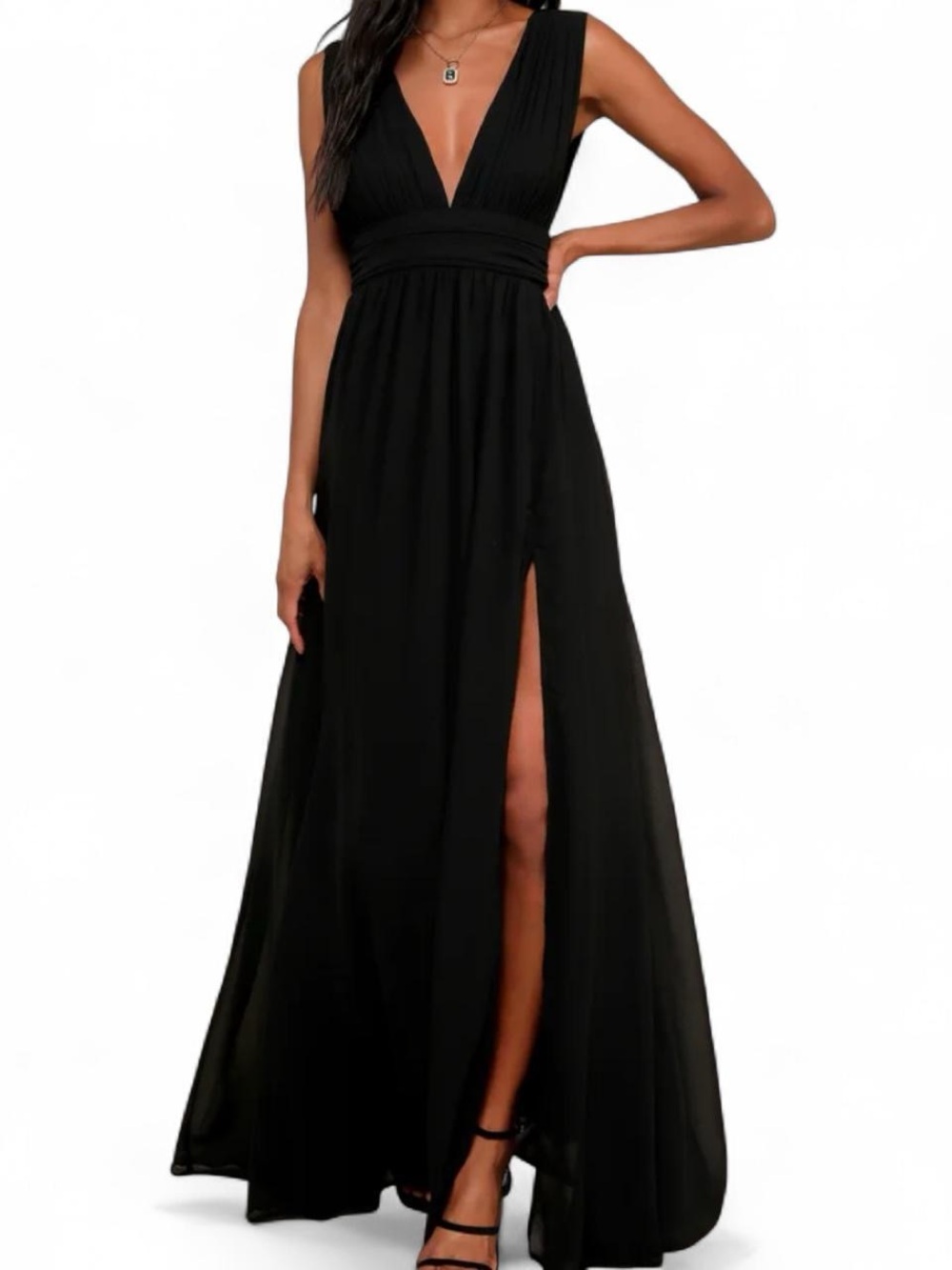 Lulus black maxi dress